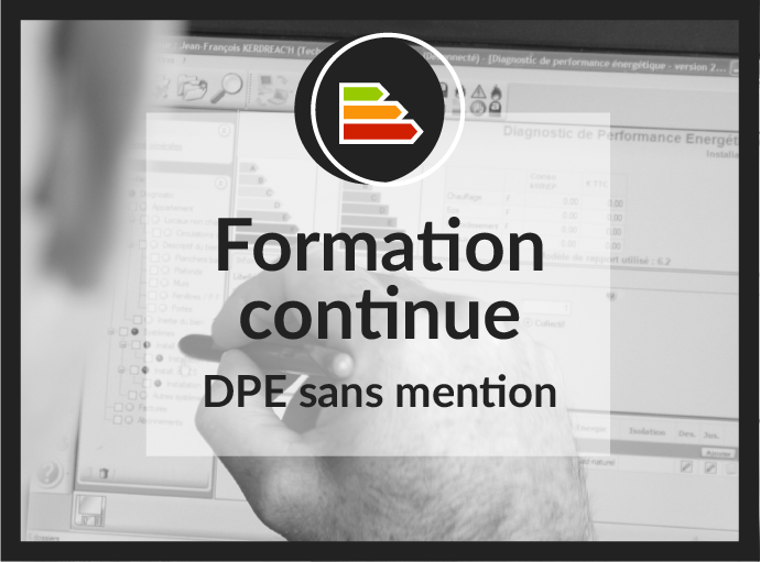 Energie sans mention (DPE) - Formation continue