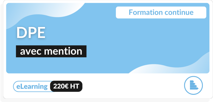 Formation continue DPE avec mention 
