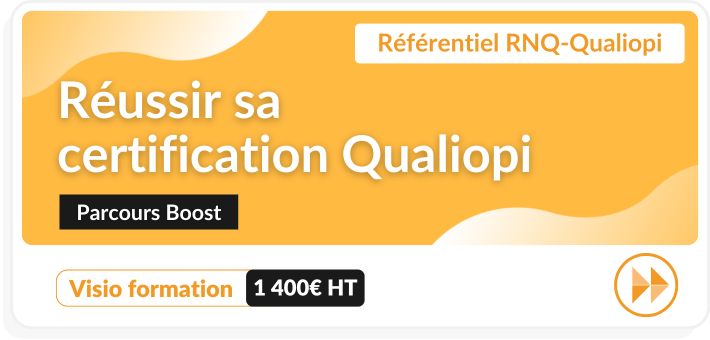Formation BOOST : réussir sa certification Qualiopi