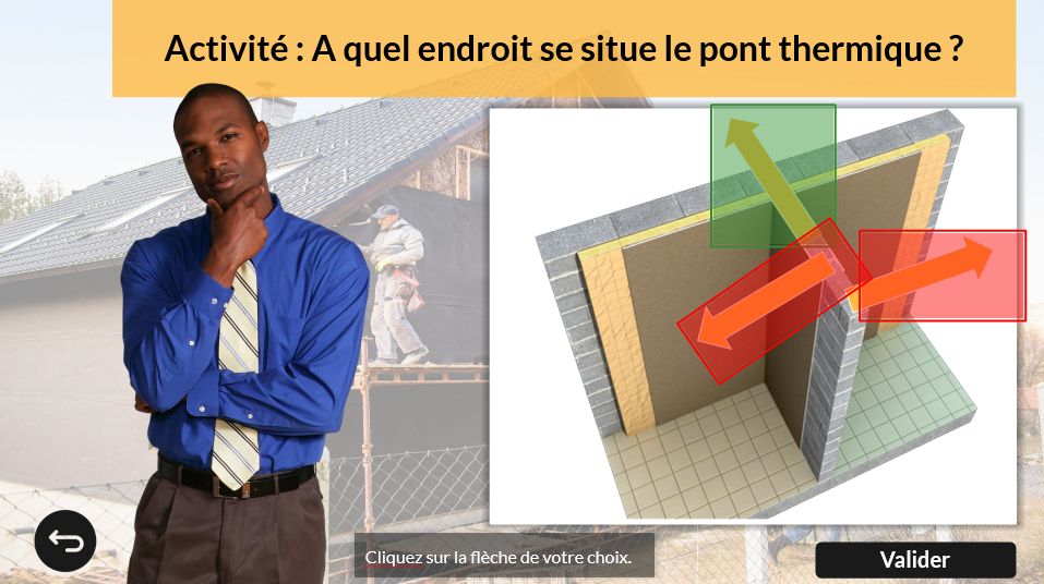 Formation initiale à l'audit énergétique : activité pont thermique