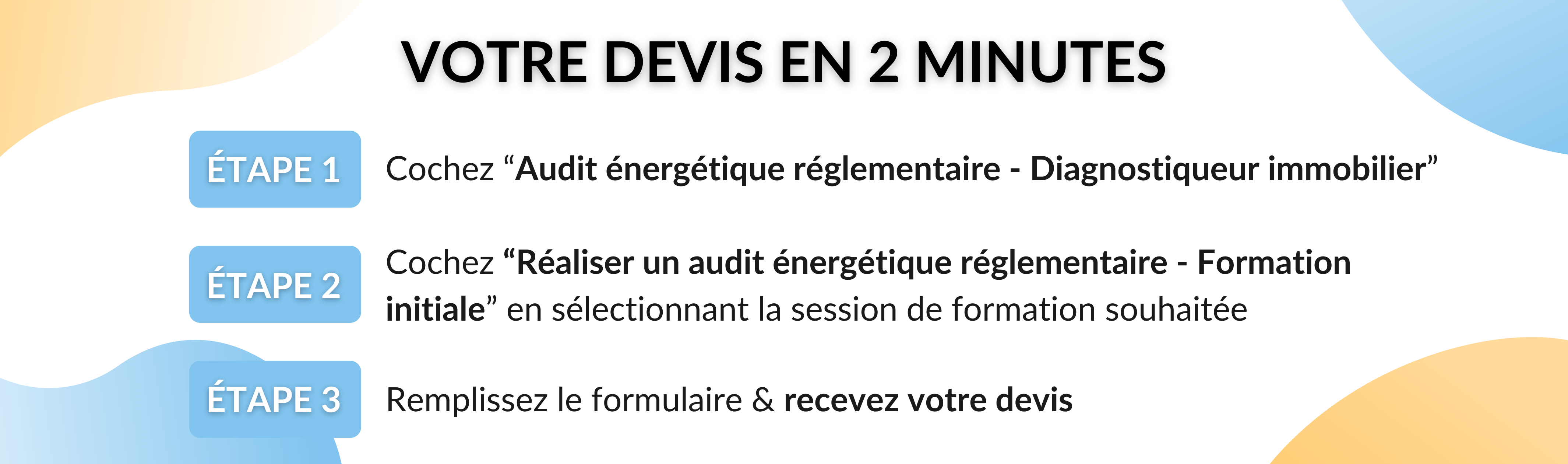 Demander un devis pour la formation initiale audit énergétique : les étapes