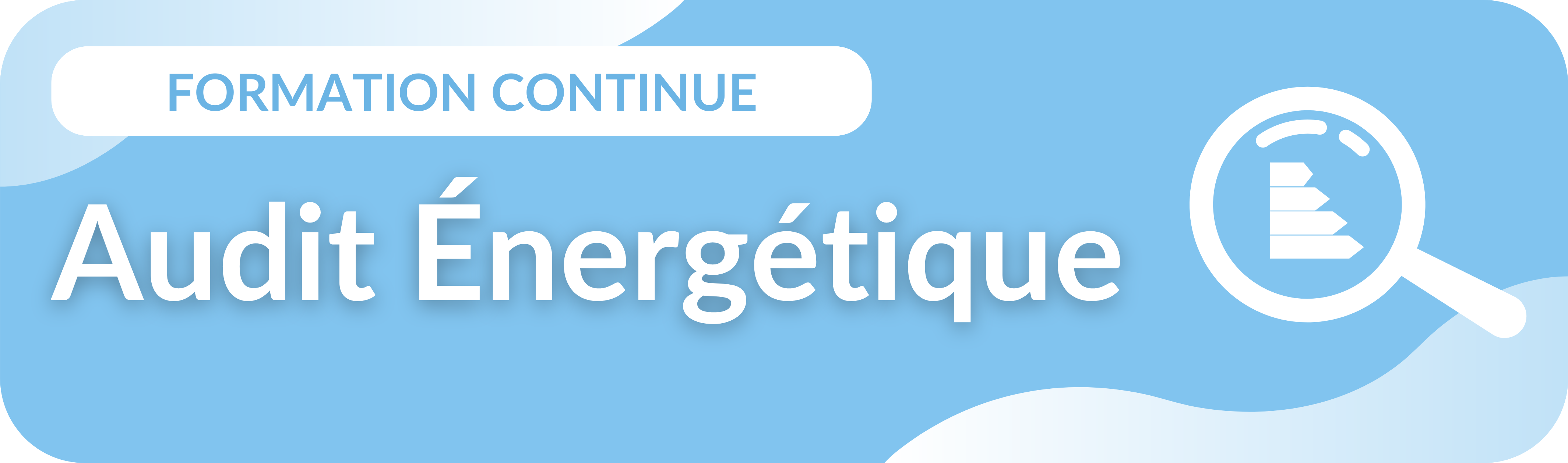 Formation continue audit énergétique - header